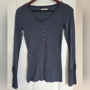 [EUC] Hollister Navy Blue Long Sleeves - Size XS